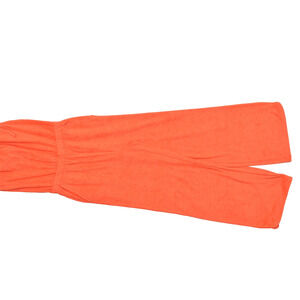 Offline by Aerie Terry Jumpsuit US Size XXS Strapless Wide Leg Orange Cotton NEW